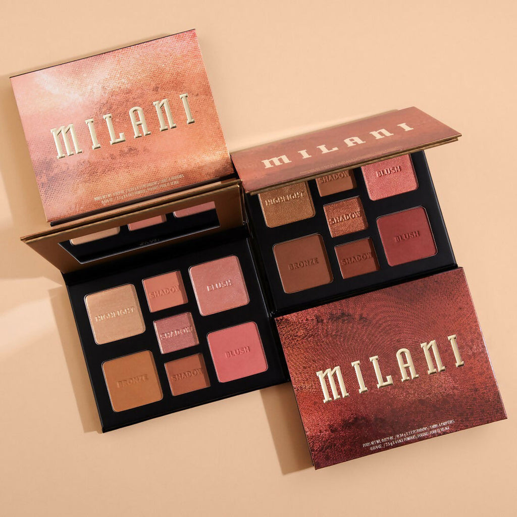 Milani All Inclusive Eye Cheek & Face Palette - Light to Medium - Distacart