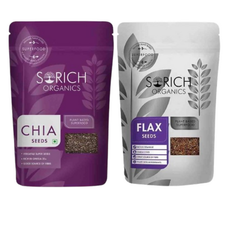Sorich Organics Flax Seeds and Chia Seeds