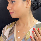 J Pearls Heart Pearl Pendant Set