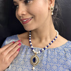 J Pearls Nivan Pearl Necklace Set