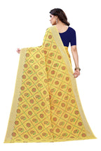 Vamika Yellow Linen Jari Border Saree (CHARVI YELLOW) - Distacart