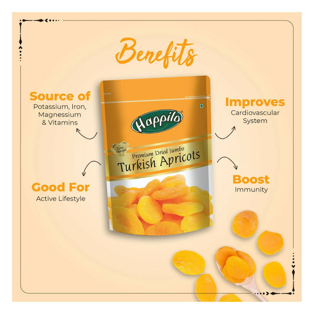 Happilo Premium Dried Turkish Apricots