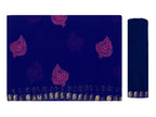 Mimosa Women's Navy Blue Banarasi Chiffon Saree - Distacart