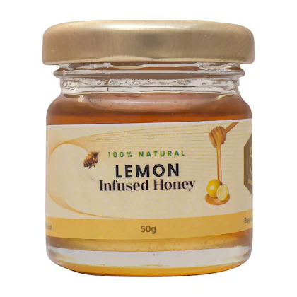 Shiva Organic Lemon Infused Organic Honey 50 gm 100% Natural Organic & Pure Honey - Distacart