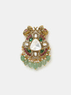 Ruby Raang Mint Emerald Brooch