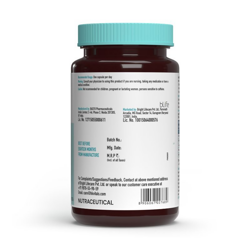 HK Vitals Caffeine Capsules - Distacart