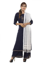 Mominos Fashion White Cotton Square Dupatta