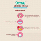 Timios Organic Rice Wheat Mixed Fruit Baby Cereal