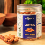 Sorich Organics Salted & Black pepper Almonds - Distacart
