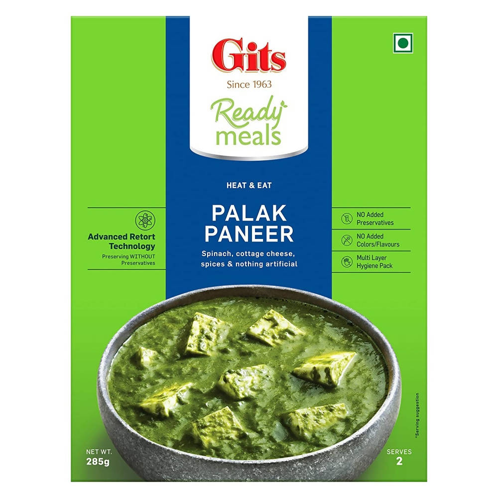 Gits Ready Meals Heat & Eat Palak Paneer