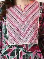 Myshka Women's Multi Printed Kurta With Palazzos