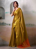 Shree Shyam Fashion Tissue Silk Mustard Saree - Distacart