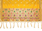 Mimosa Women's Floral Art Silk Gold Dupatta - Distacart