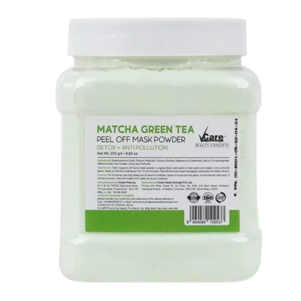 VCare Matcha Green Tea Jelly Peel Off Mask Powder