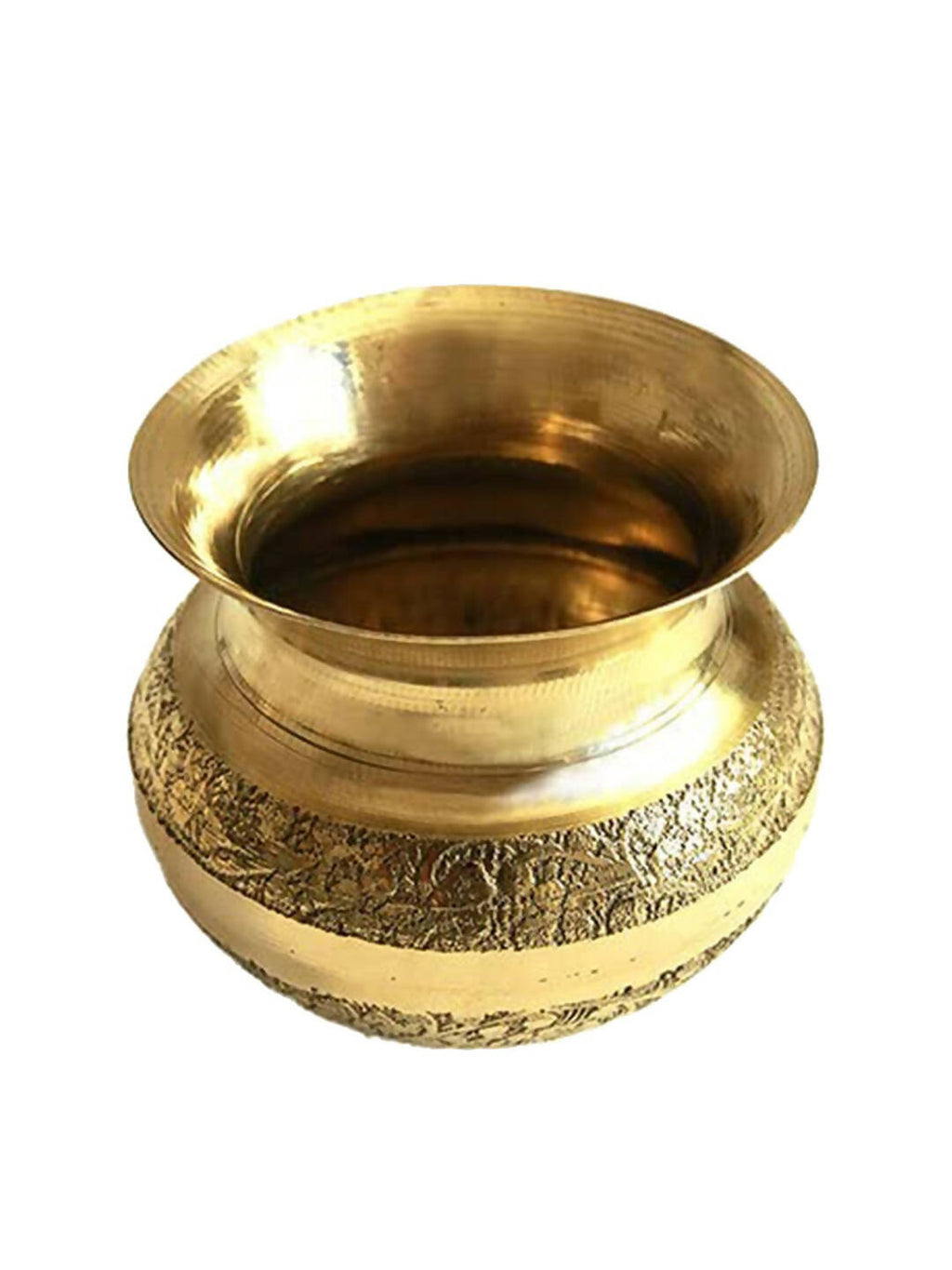 PujaNPujari Gold-Toned Brass Pooja Kalash Lota