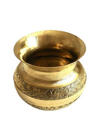 PujaNPujari Gold-Toned Brass Pooja Kalash Lota