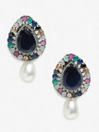Multicoloured Contemporary Studs Earrings - Ruby Raang - Distacart