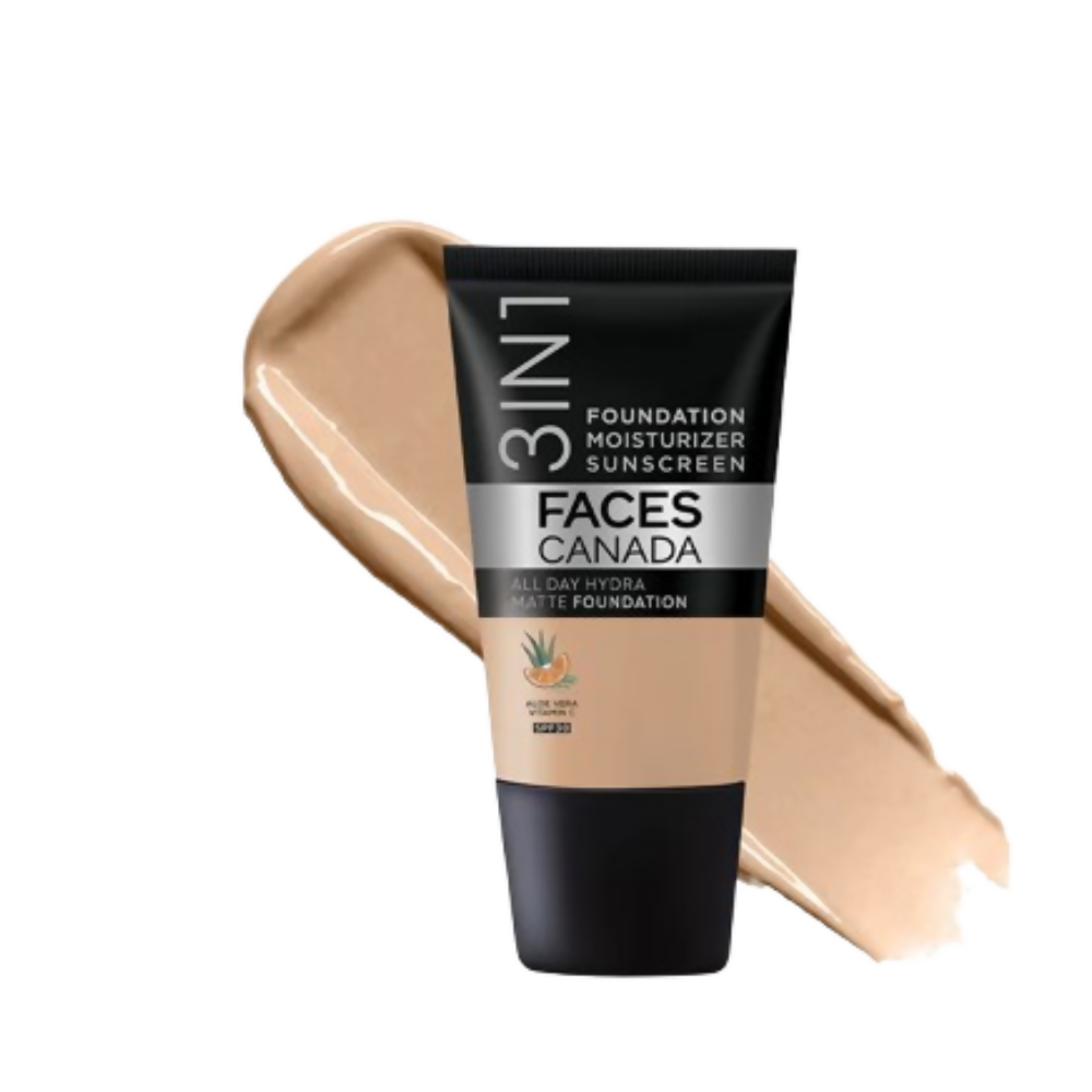 Faces Canada All Day Hydra Matte Mini Foundation - Medium Natural 022 - Distacart
