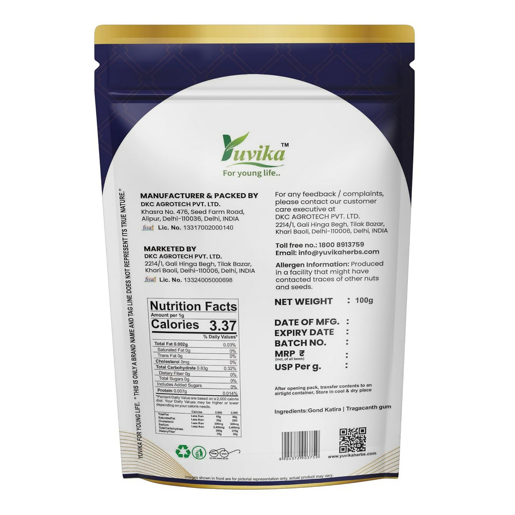 Yuvika Gond Katira - Tragacanth Gum - Distacart