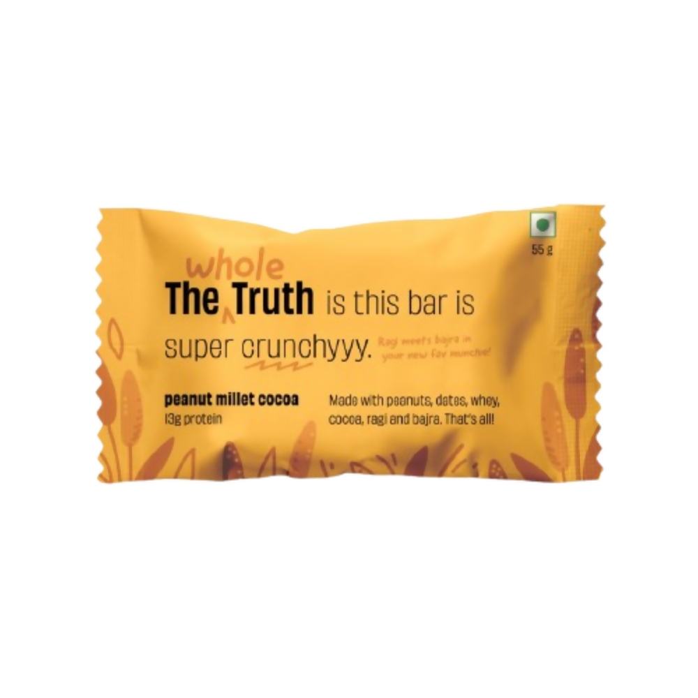 The Whole Truth Protein Bar - Peanut Millet Cocoa - Distacart