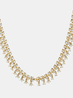 Nuyug 22K Gold-Plated Kundan & Pearl Studded Matha Patti Head Jewellery