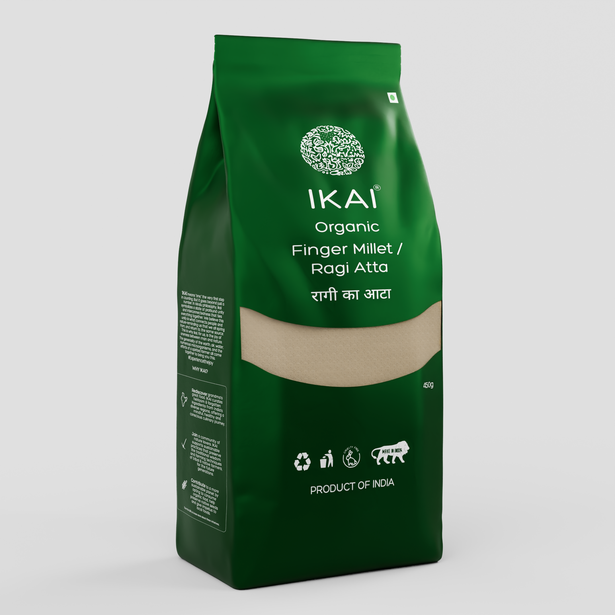 1 - Organic Ragi Flour  450 gm (3)