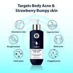 Dermistry 5% AHA 2% BHA Exfoliating D Tan Detan Acne Removal Body Wash For Oily All and Strawberry Skin - Distacart