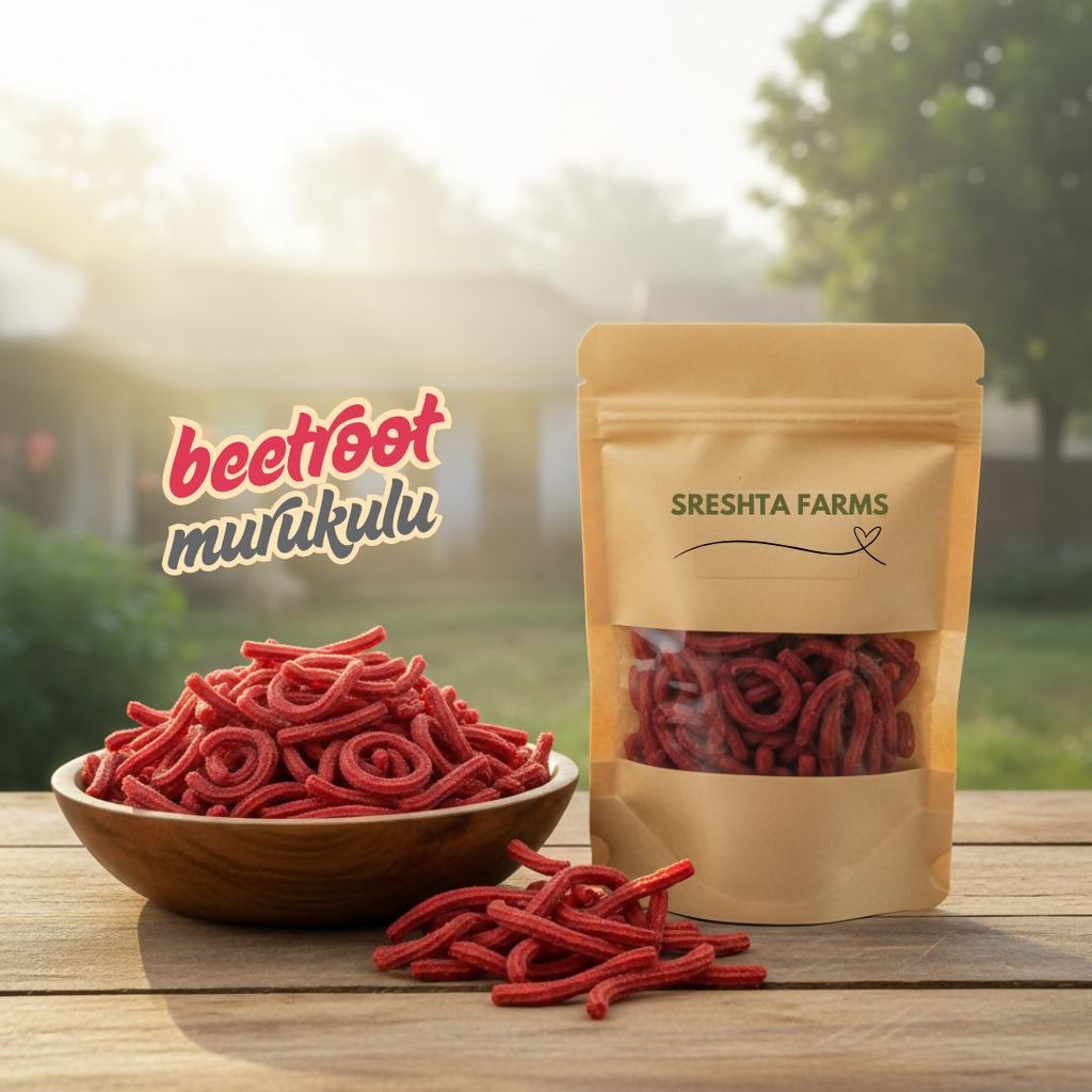 Sreshta Farms Beetroot Murukulu - Distacart