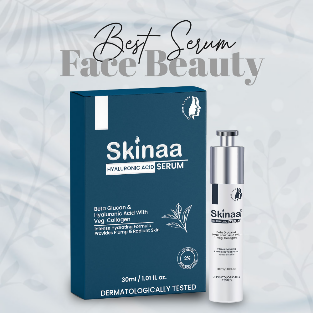 Skinaa Hyaluronic Acid Serum With Beta Glucan For Deep Hydration And Skin Nourishment