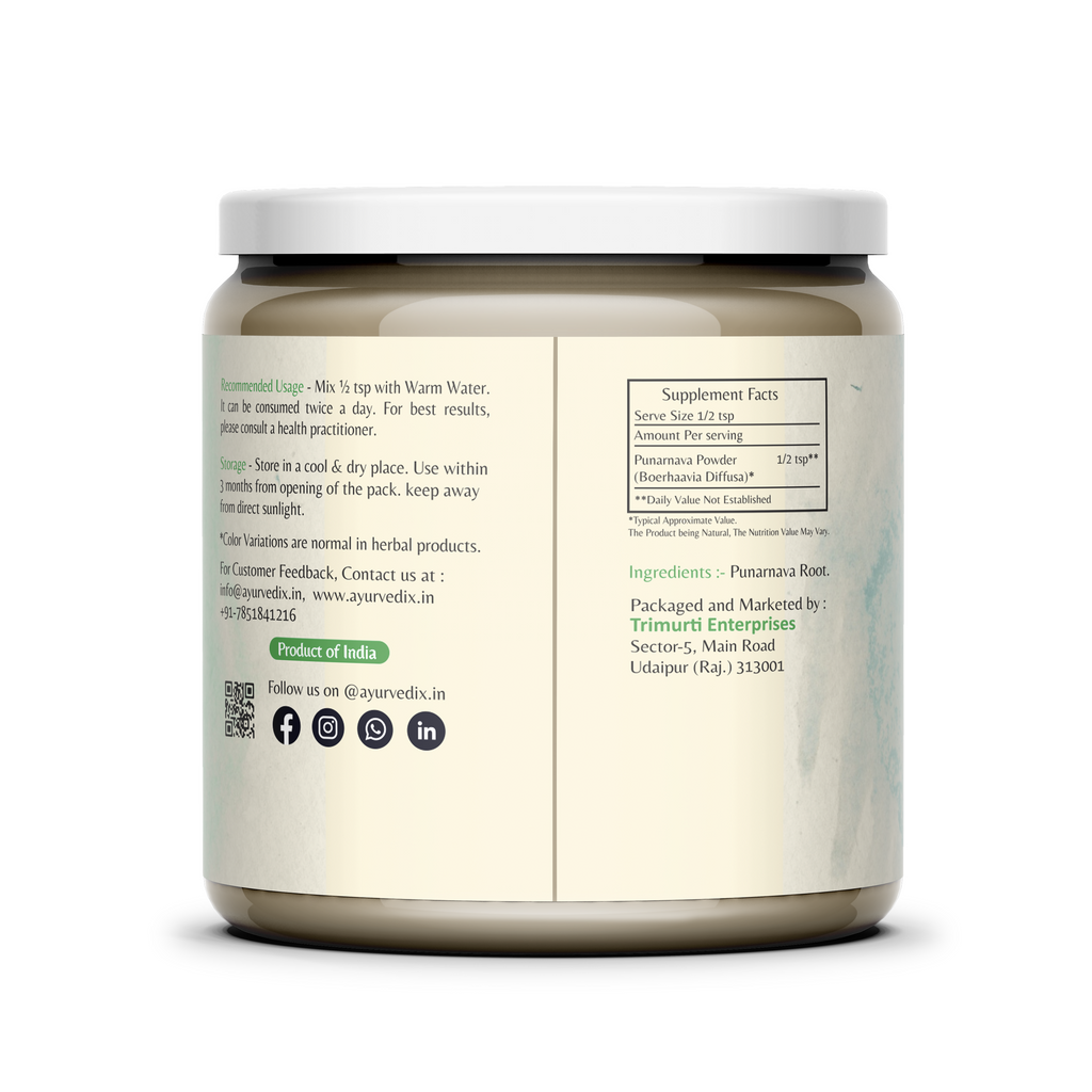 Ayurvedix Organic Punarnava Powder