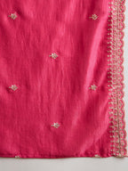 Indo Era Ethnic Motifs Embroidered Thread Work Kurta with Trousers & Dupatta - Distacart