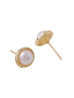 NVR Women Pearl Studded Studs Earrings - Distacart