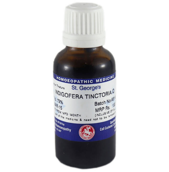 St. George's Homeopathy Indigofera Tinctoria Mother Tincture Q