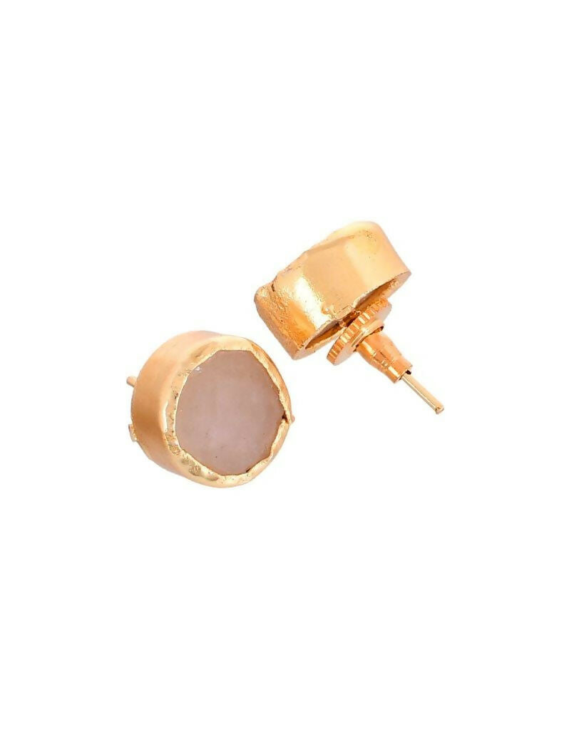 VOJ One Gram Gold Plated Stone Studded Necklace and Earrings Set - Distacart