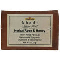Khadi Natural Herbs Herbal Rose and Honey Soap - Distacart