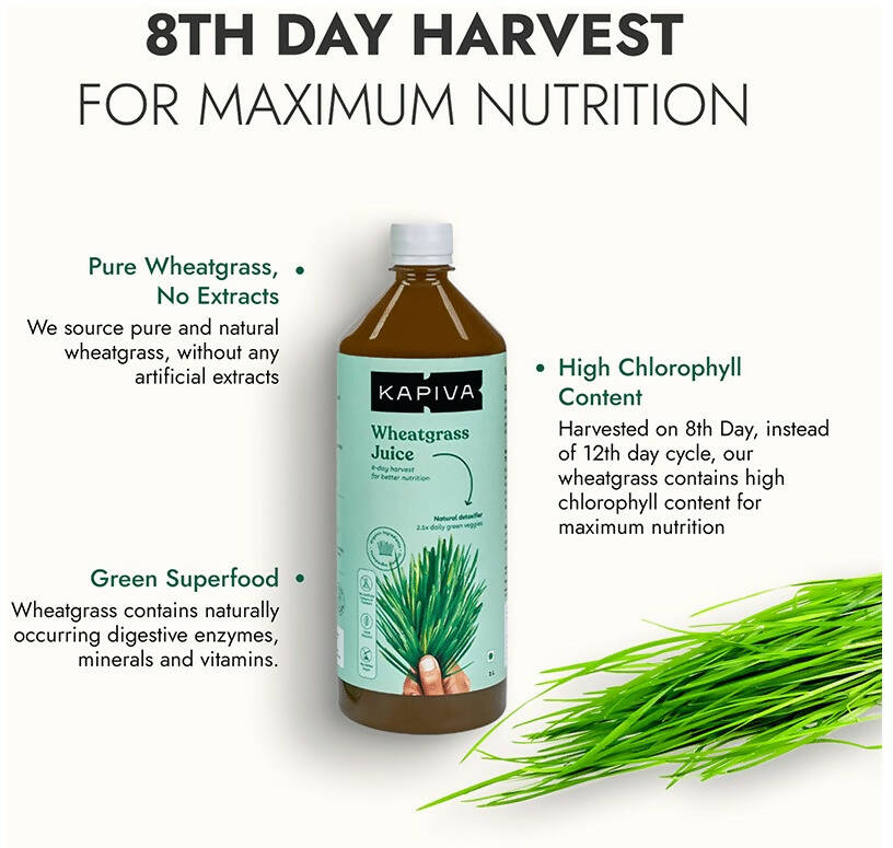 Kapiva Ayurveda Wheat Grass Juice - Distacart