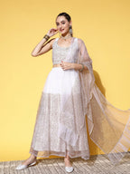 Ahalyaa women's wear Traditional wear lehenga choli - White