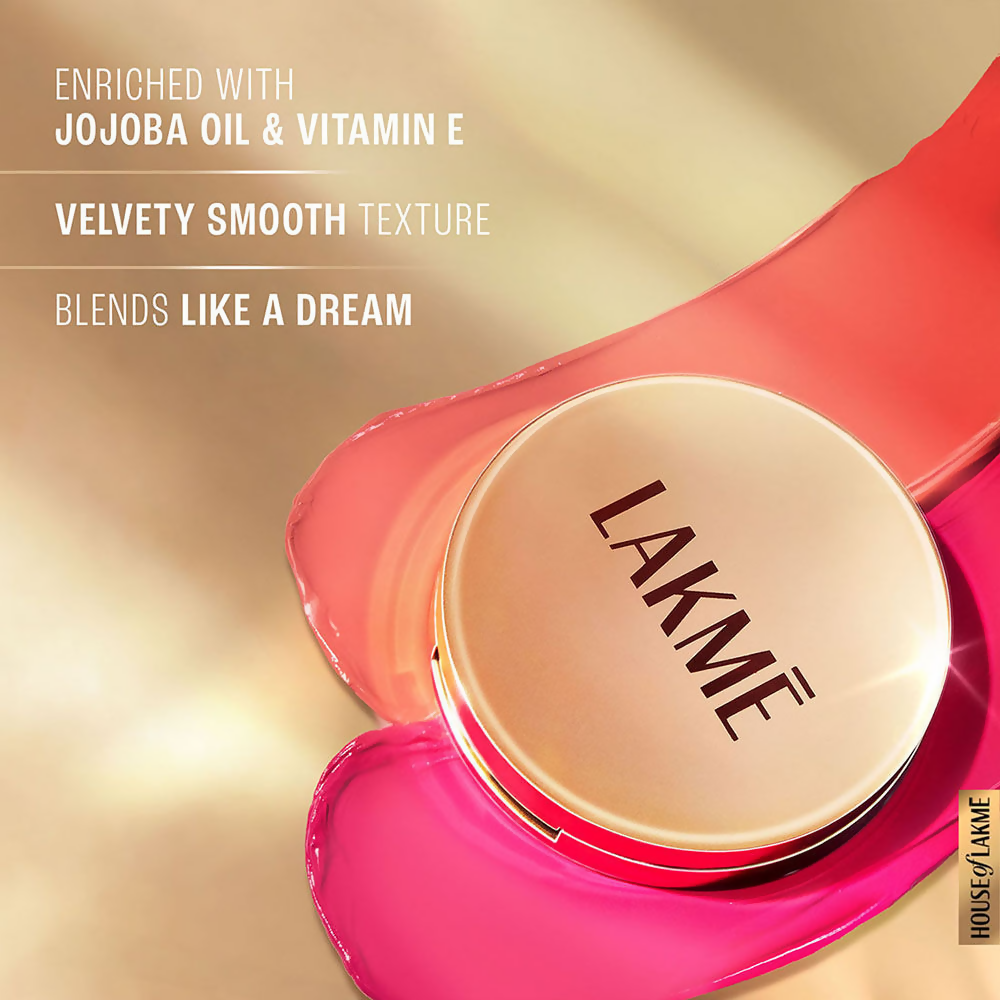 Lakme 9 to 5 Powerplay Velvet Creme Blush - Pink Rose