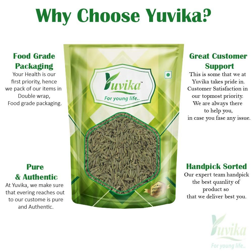 Yuvika Sonf Choti - Saunf Barik - Foeniculum Vulgare - Fennel Seeds Small - Distacart