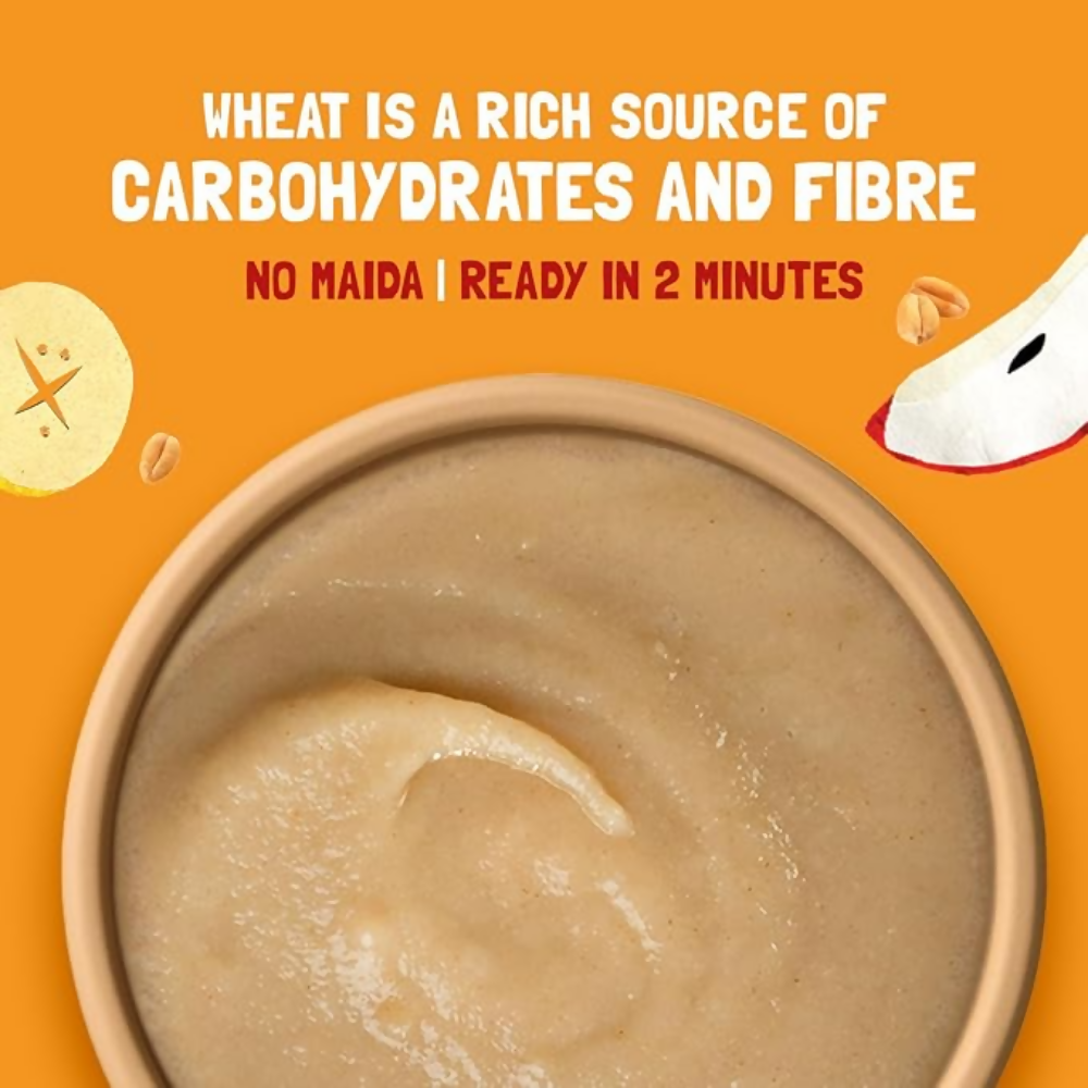 Slurrp Farm No Added Sugar Instant Wheat Apple & Banana Cereal - Distacart