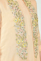 Joban Fashion Peach Viscose Kurta Set