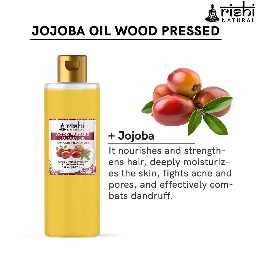 Rishi Natural Jojoba Oil Wood-Pressed