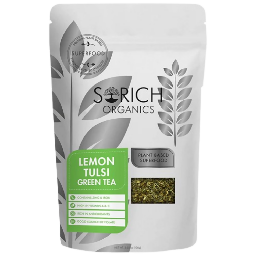 Sorich Organics Lemon Tulsi Green Tea - Distacart