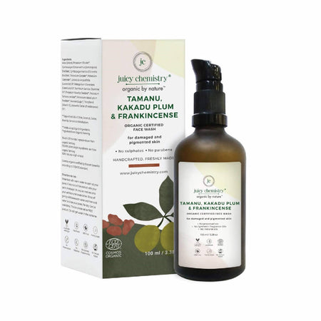Juicy Chemistry Kakadu Plum & Frankincense Face Wash For Damaged