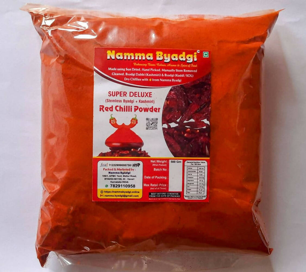 Namma Byadgi's Mirchi Kit - Dry Red Chillies & Chilli Powder - Distacart