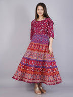 Vamika Multicolor Cotton Printed Party/Casual Wear Kurti (GAM13K)
