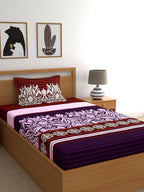 My Room Adults Ethnic Motifs 140 TC Bedsheet with Pillow Covers