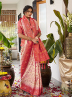 Shree Shyam Fashion Cream Soft Silk Saree - Distacart