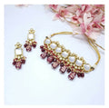 Joban Fashion Multicolor Kundan Work Necklace Set