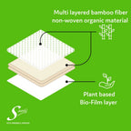 Saathi Bamboo Fiber Heavy Flow Sanitary Napkins Pack